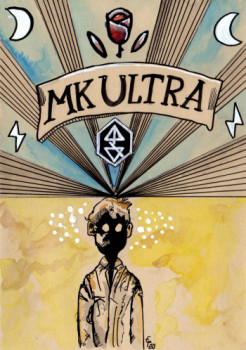 Zeitgenössisches Werk mit dem Titel « MK Ultra », Erstellt von EVILOP