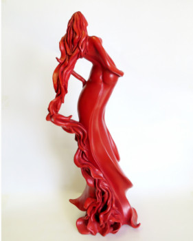 Zeitgenössisches Werk mit dem Titel « Red is The New Black », Erstellt von MYR SCULPTURES