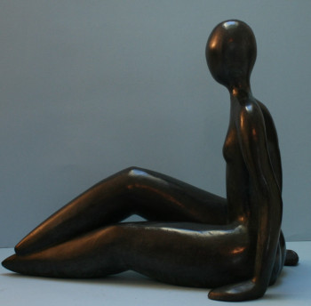 Zeitgenössisches Werk mit dem Titel « Minérale- bronze », Erstellt von ISABELLE MOTTE