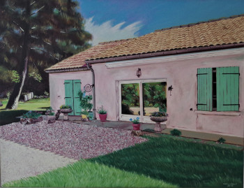 Zeitgenössisches Werk mit dem Titel « Maison particulière. », Erstellt von DIDIER SITAUD