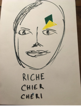 Zeitgenössisches Werk mit dem Titel « riche chier cheri », Erstellt von DAVID SROCZYNSKI