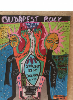 Zeitgenössisches Werk mit dem Titel « budapest rock straight edge », Erstellt von DAVID SROCZYNSKI