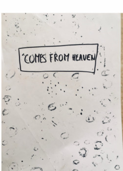 Zeitgenössisches Werk mit dem Titel « comes from heaven », Erstellt von DAVID SROCZYNSKI