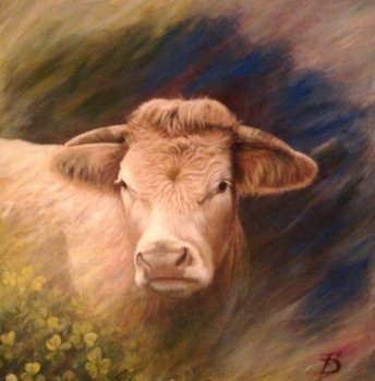 Zeitgenössisches Werk mit dem Titel « L' amour vache », Erstellt von FLORICA DRAGAN