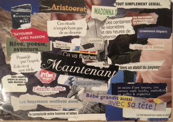 Zeitgenössisches Werk mit dem Titel « maintenant », Erstellt von DAVID SROCZYNSKI