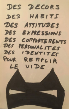 Zeitgenössisches Werk mit dem Titel « 'Look here junior, don't you be so happy And for Heaven's sake, don't you be so sad' », Erstellt von DAVID SROCZYNSKI