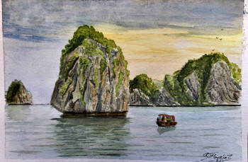 Zeitgenössisches Werk mit dem Titel « Ha long », Erstellt von GUILLAUME FLOURIOT