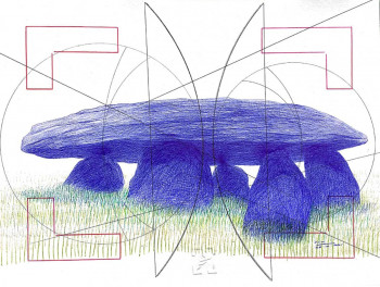 Zeitgenössisches Werk mit dem Titel « lieux mémoire lieux sacrés », Erstellt von FERREIRA-ROCHA  /  LUARFR