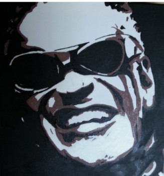 Zeitgenössisches Werk mit dem Titel « Ray charles », Erstellt von CéLINE PRODEL