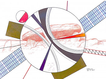 Zeitgenössisches Werk mit dem Titel « lieux histoire mémoire technologies », Erstellt von FERREIRA-ROCHA  /  LUARFR