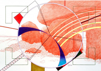 Zeitgenössisches Werk mit dem Titel « lieux sacrés mémoire technologies », Erstellt von FERREIRA-ROCHA  /  LUARFR