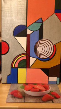 Zeitgenössisches Werk mit dem Titel « Abstract colors », Erstellt von MICKAEL SUREAU (MS)