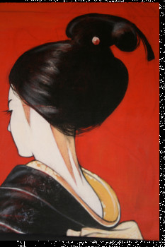 Zeitgenössisches Werk mit dem Titel « pure geisha », Erstellt von JACKYBERTONCOOLS