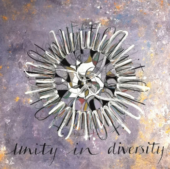 Zeitgenössisches Werk mit dem Titel « Unity in diversity », Erstellt von ANNE-SOPHIE DAVOLI