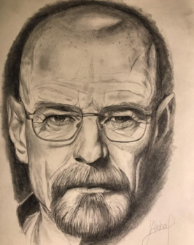 Zeitgenössisches Werk mit dem Titel « Walter White », Erstellt von ALOHA