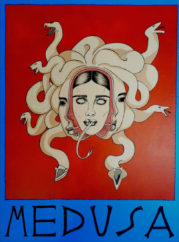 Zeitgenössisches Werk mit dem Titel « Medusa », Erstellt von CARLUCCINA