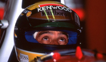 Zeitgenössisches Werk mit dem Titel « Regard fixe pour Senna », Erstellt von DOMINIQUE LEROY