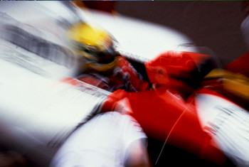 Zeitgenössisches Werk mit dem Titel « Magic Senna. Monaco 1992 », Erstellt von DOMINIQUE LEROY