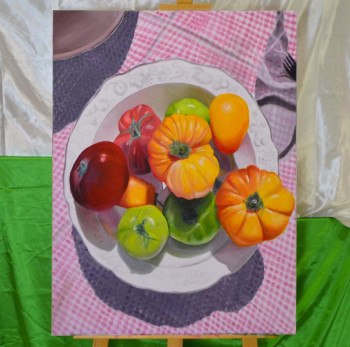 Zeitgenössisches Werk mit dem Titel « Seasonal fruits », Erstellt von MANON BLET