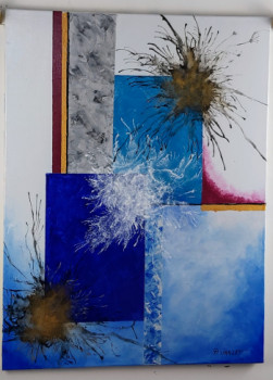 Zeitgenössisches Werk mit dem Titel « Tableau moderne abstrait 36 », Erstellt von PATRICE PAINTING