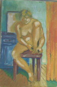 Zeitgenössisches Werk mit dem Titel « "Toilette"  - (5p) », Erstellt von LUC LUFA