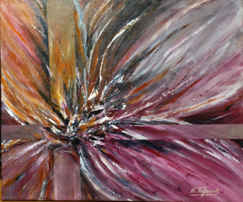 Zeitgenössisches Werk mit dem Titel « Flor en abstracto », Erstellt von NORIART