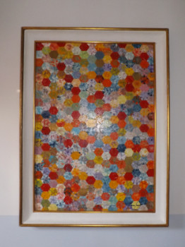 Zeitgenössisches Werk mit dem Titel « mosaic patchwork 1 », Erstellt von PIERRE JOSEPH