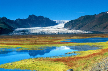 Zeitgenössisches Werk mit dem Titel « Islande glacier Vatnajökull », Erstellt von DOMINIQUE LEROY