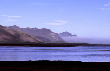 Zeitgenössisches Werk mit dem Titel « Terre d'Islande », Erstellt von DOMINIQUE LEROY