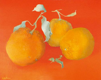 Zeitgenössisches Werk mit dem Titel « Les oranges amères », Erstellt von MARTHE BRILMAN