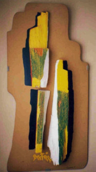 Zeitgenössisches Werk mit dem Titel « CASSURE I - 1971 », Erstellt von JEAN PIERRE BERTAINA