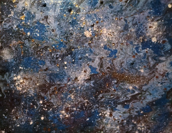 Zeitgenössisches Werk mit dem Titel « Le cosmos en lumière », Erstellt von LINDA L'âME