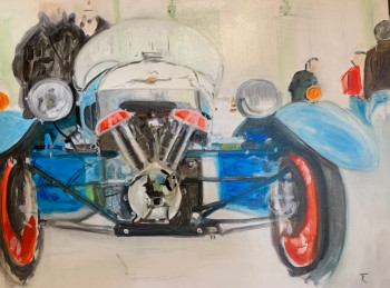 Zeitgenössisches Werk mit dem Titel « Morgan 3 Wheeler », Erstellt von FRANçOIS RENé