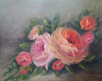 Zeitgenössisches Werk mit dem Titel « Fleurs », Erstellt von NORIART