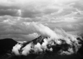 Zeitgenössisches Werk mit dem Titel « Les Alpes après L'orage », Erstellt von PHILIPPE BERTHIER