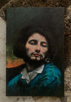 Zeitgenössisches Werk mit dem Titel « D’après Courbet », Erstellt von PAULIN TACHET