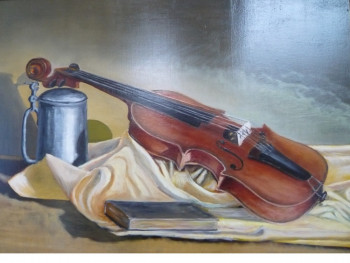 Zeitgenössisches Werk mit dem Titel « "Violon sans archet.." », Erstellt von MARC DANCRE