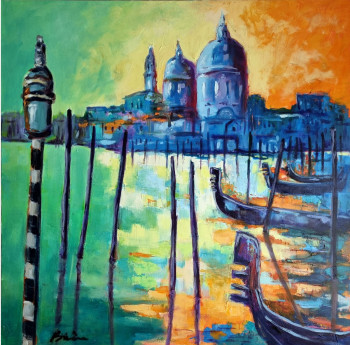 Zeitgenössisches Werk mit dem Titel « Venice in Love », Erstellt von PATRICK BRIERE