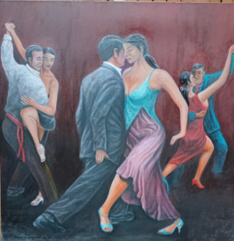 Zeitgenössisches Werk mit dem Titel « "Tango ! Tango !!!" », Erstellt von MARC DANCRE