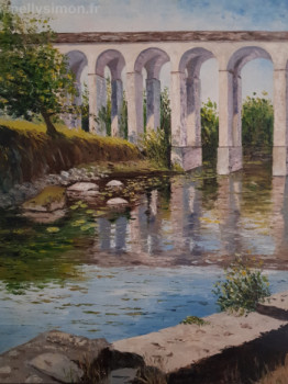 Zeitgenössisches Werk mit dem Titel « Viaduc de Clisson 2 », Erstellt von NELLY SIMON