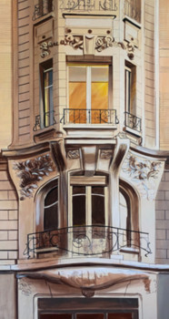 Zeitgenössisches Werk mit dem Titel « Façade Brotteaux Lyon », Erstellt von GILLEROY