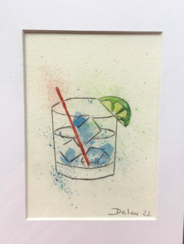 Zeitgenössisches Werk mit dem Titel « Collection « les cocktails » 2 », Erstellt von PATRICIA DELEY