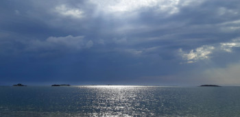 Zeitgenössisches Werk mit dem Titel « Ciel de Bretagne......... », Erstellt von PHILIPPE BERTHIER