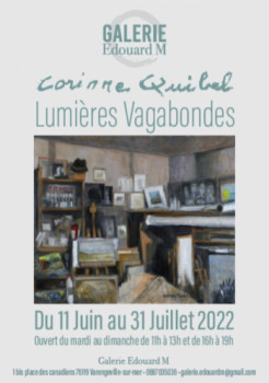 Zeitgenössisches Werk mit dem Titel « lumières vagabondes 2 », Erstellt von CORINNE QUIBEL