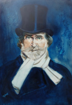 Zeitgenössisches Werk mit dem Titel « Giuseppe Verdi II », Erstellt von PHILIPPE JAMIN