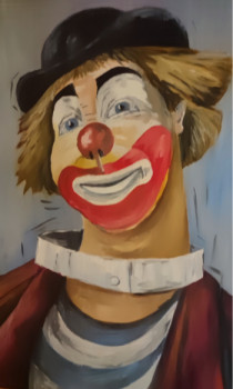 Zeitgenössisches Werk mit dem Titel « "LE clown.." », Erstellt von MARC DANCRE