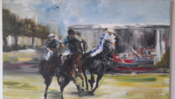 Zeitgenössisches Werk mit dem Titel « "POLO A GASSIN " », Erstellt von RODRIGUE HORNEZ