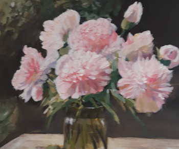 Zeitgenössisches Werk mit dem Titel « Pivoines », Erstellt von MARC GRAFF