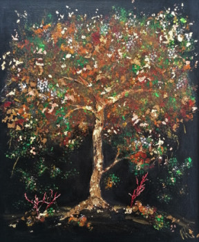 Zeitgenössisches Werk mit dem Titel « L'arbre », Erstellt von ANNE ROBIN