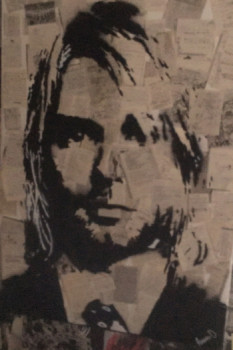 Zeitgenössisches Werk mit dem Titel « Kurt cobain », Erstellt von ARNAUD